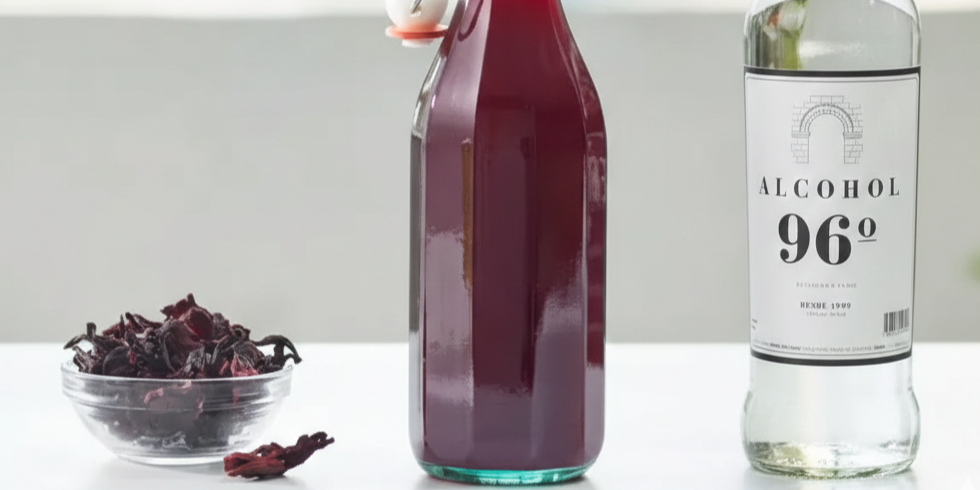 RECETA LICOR DE HIBISCO